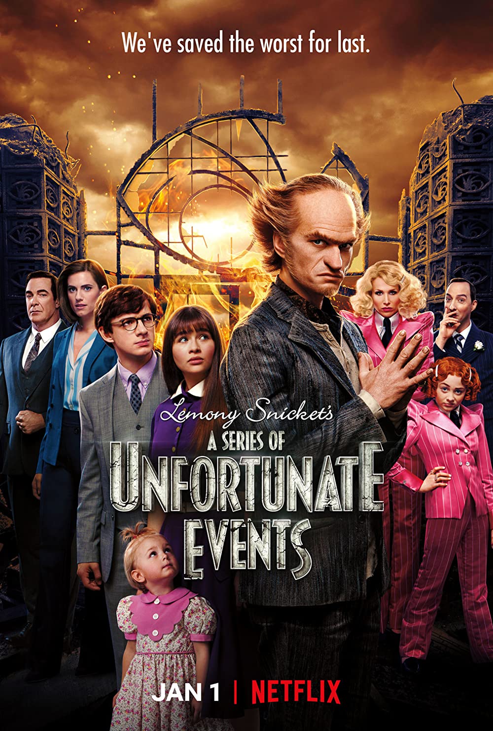 A Series of Unfortunate Events Hindi Dubbed Season 1 2021